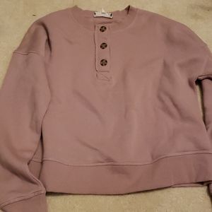 Cropped sweatshirt